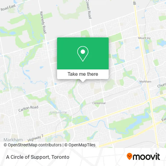 A Circle of Support map