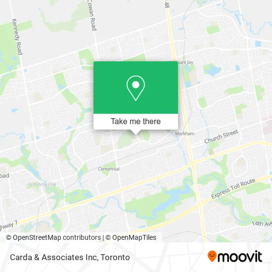 Carda & Associates Inc map