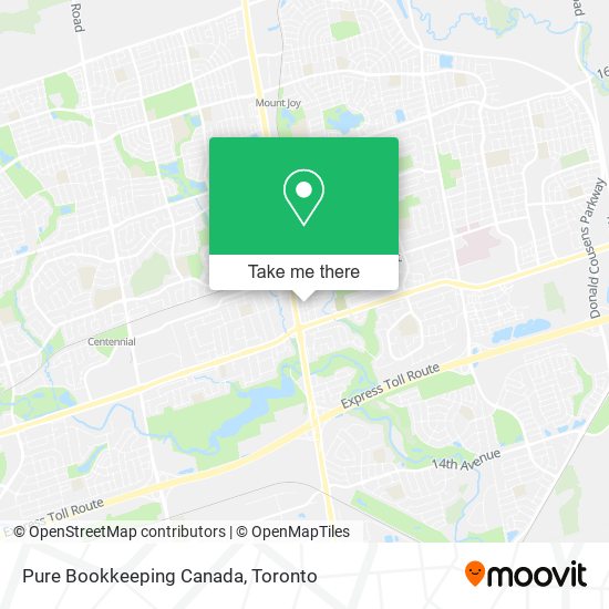 Pure Bookkeeping Canada map
