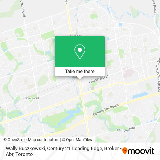 Wally Buczkowski, Century 21 Leading Edge, Broker - Abr map