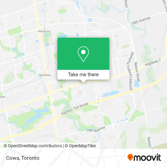 Cowa map