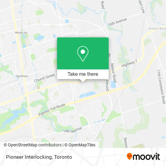 Pioneer Interlocking map
