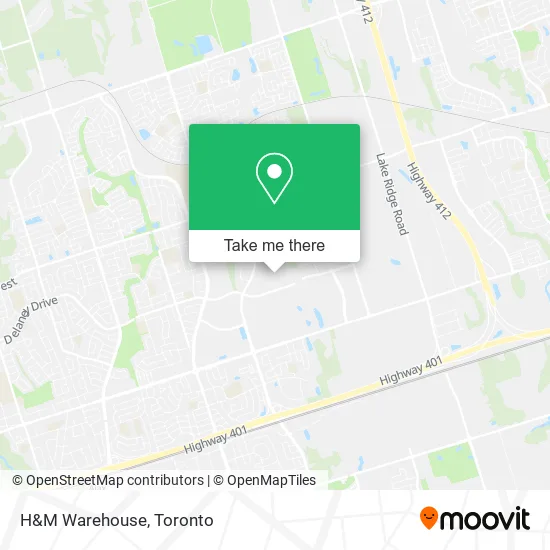 H&M Warehouse map