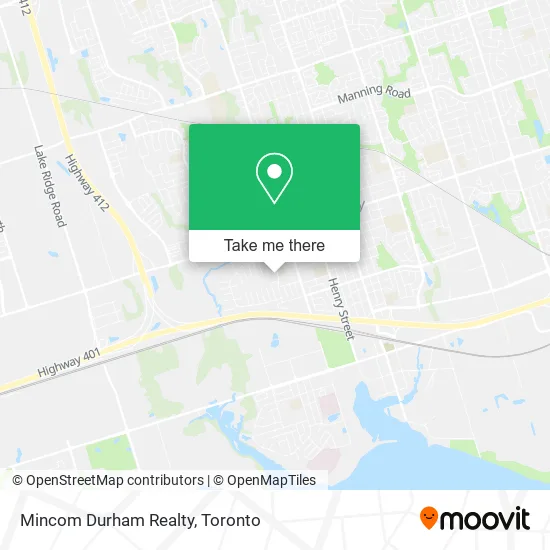 Mincom Durham Realty map