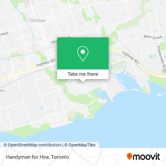 Handyman for Hire map