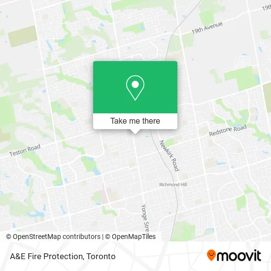 A&E Fire Protection map