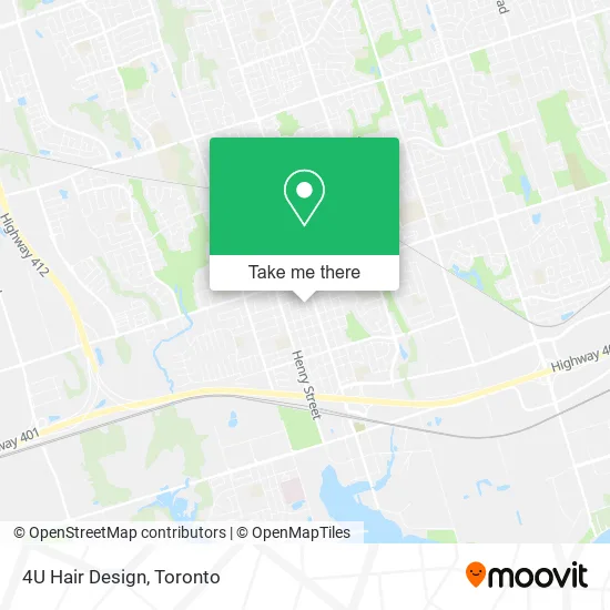4U Hair Design map