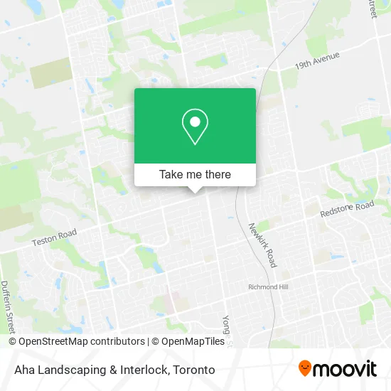 Aha Landscaping & Interlock map