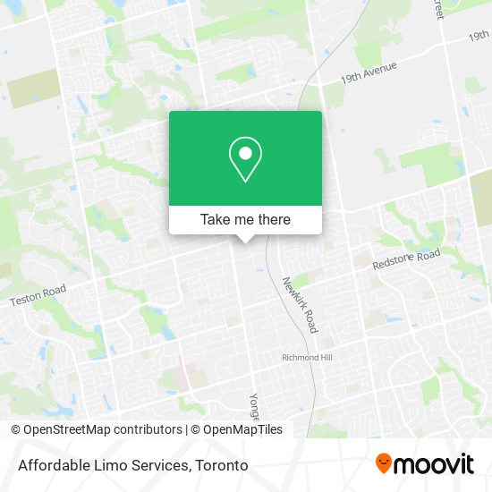 Affordable Limo Services map