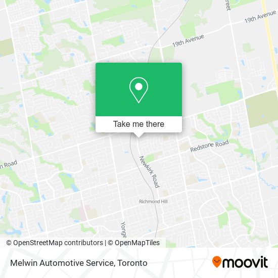 Melwin Automotive Service map