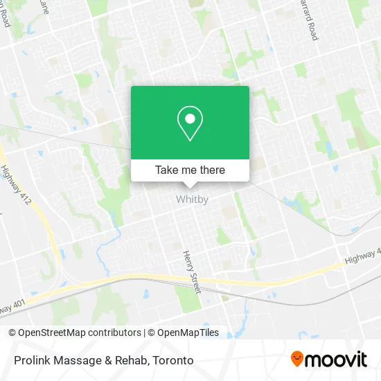 Prolink Massage & Rehab map