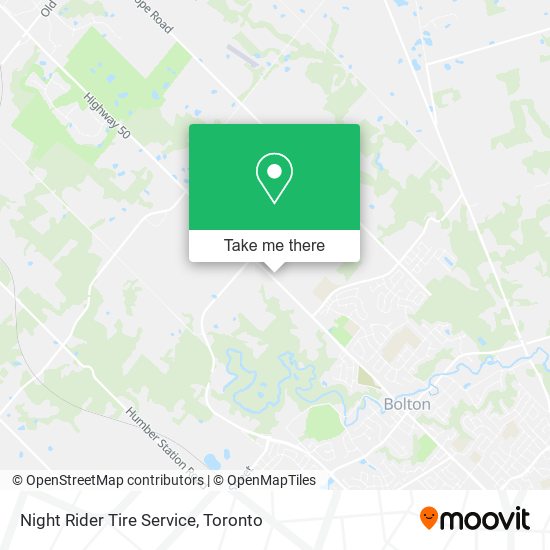 Night Rider Tire Service map