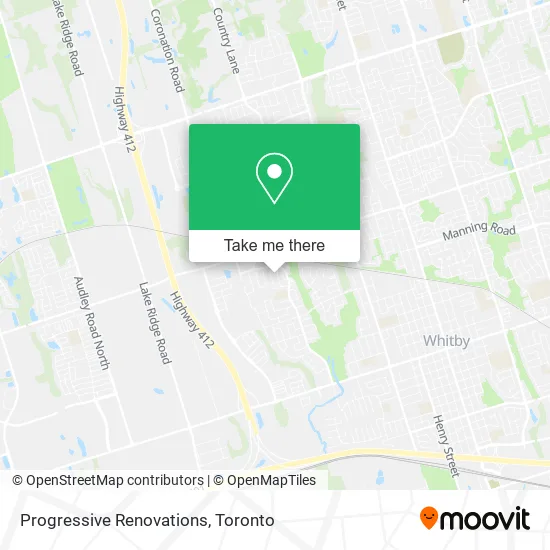 Progressive Renovations map