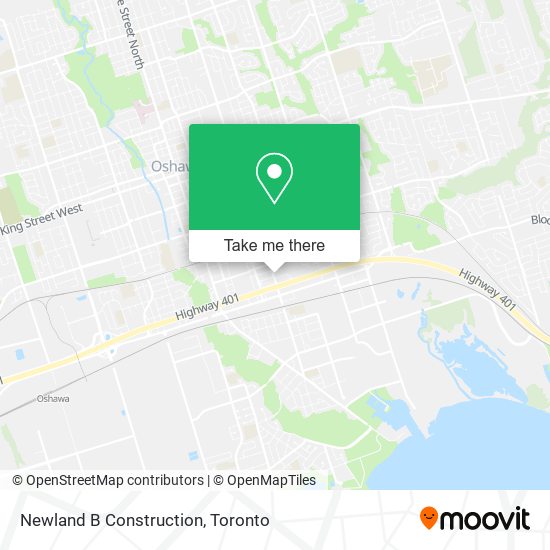 Newland B Construction map