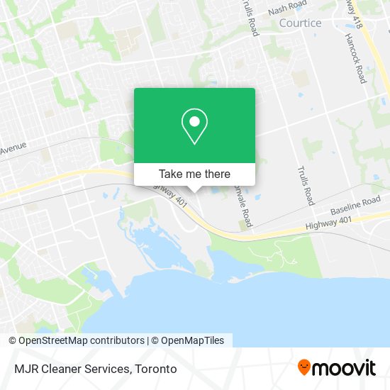 MJR Cleaner Services map