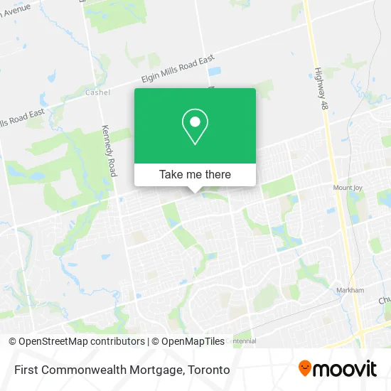 First Commonwealth Mortgage map