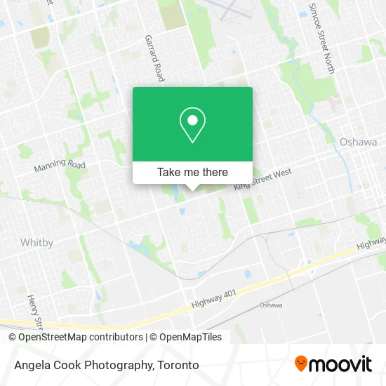 Angela Cook Photography map