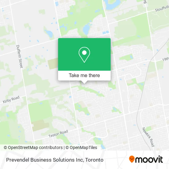 Prevendel Business Solutions Inc map