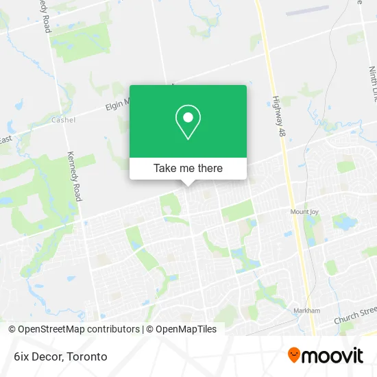 6ix Decor map