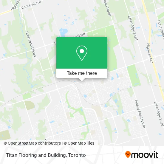Titan Flooring and Building map