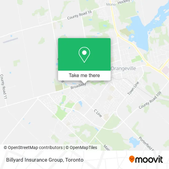 Billyard Insurance Group map