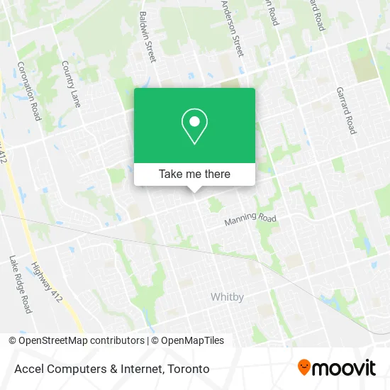 Accel Computers & Internet map