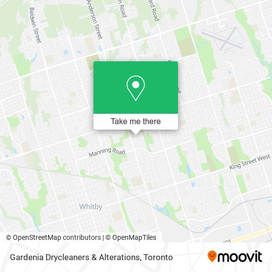 Gardenia Drycleaners & Alterations map