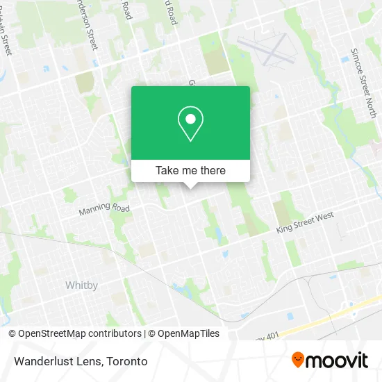 Wanderlust Lens map