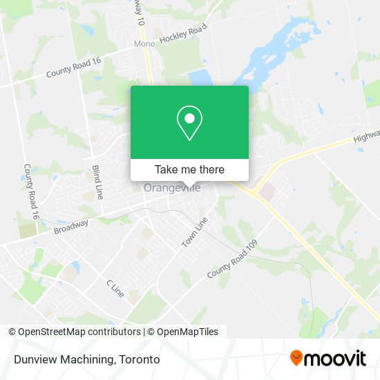 Dunview Machining map