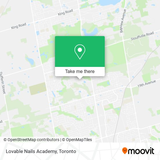 Lovable Nails Academy map