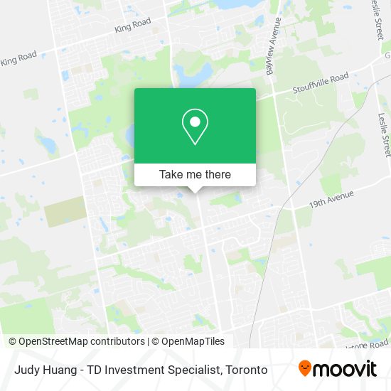 Judy Huang - TD Investment Specialist map