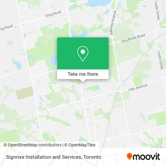 Signrise Installation and Services map