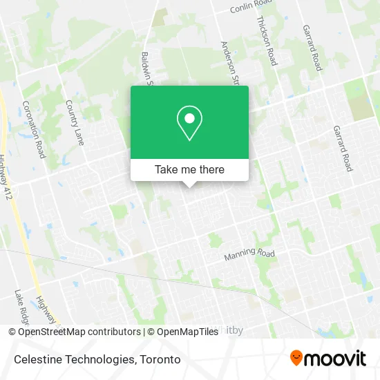 Celestine Technologies map