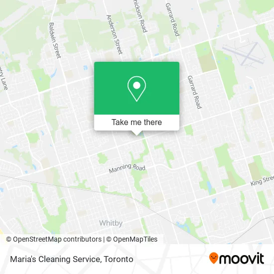 Maria's Cleaning Service map