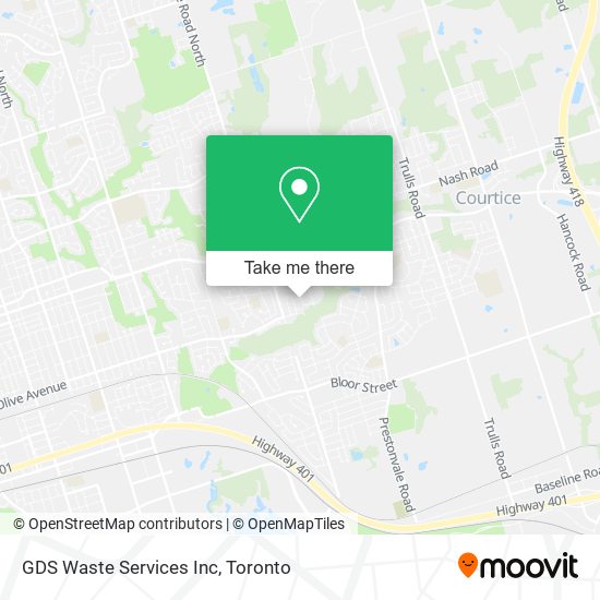 GDS Waste Services Inc map