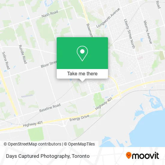Days Captured Photography map
