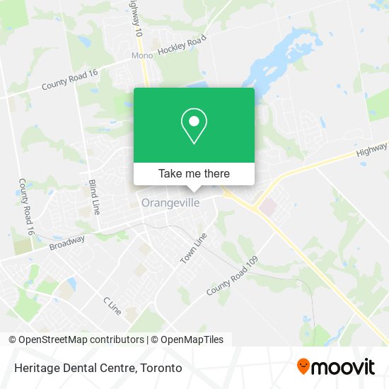 Heritage Dental Centre plan