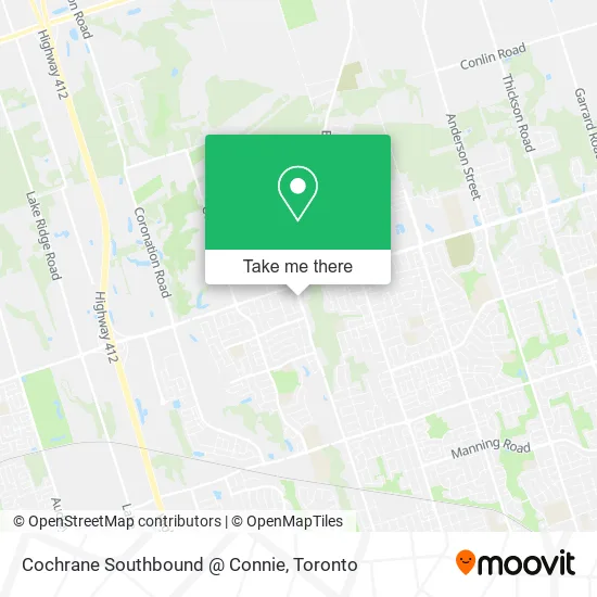 Cochrane Southbound @ Connie map
