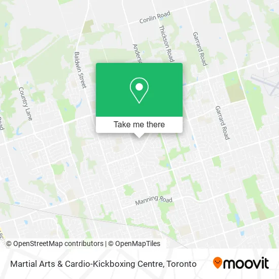 Martial Arts & Cardio-Kickboxing Centre map
