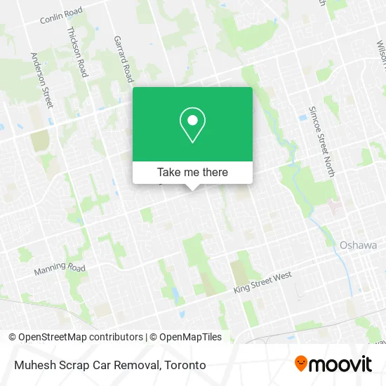 Muhesh Scrap Car Removal map