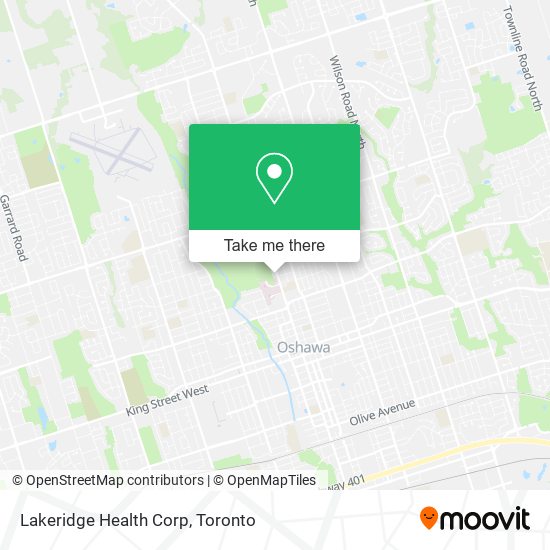 Lakeridge Health Corp map