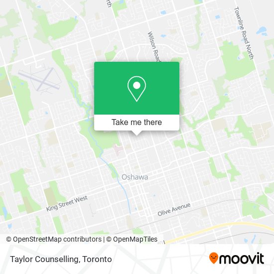Taylor Counselling map