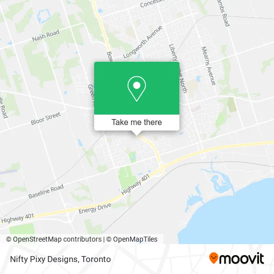 Nifty Pixy Designs map