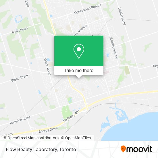 Flow Beauty Laboratory map