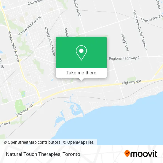 Natural Touch Therapies map
