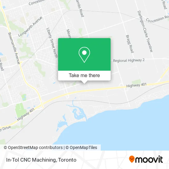 In-Tol CNC Machining map
