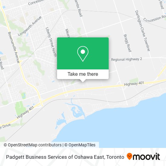 Padgett Business Services of Oshawa East map