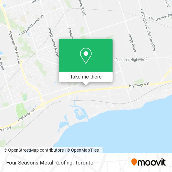 Four Seasons Metal Roofing map