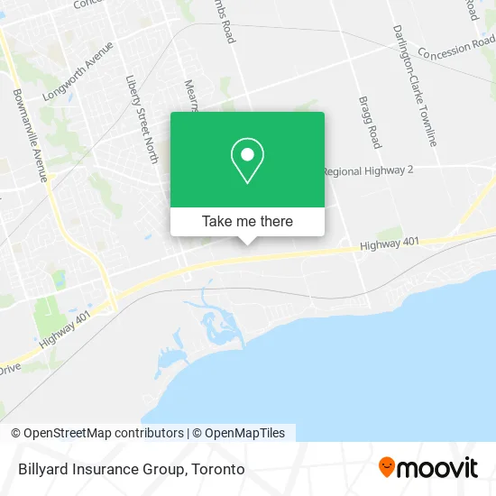 Billyard Insurance Group map