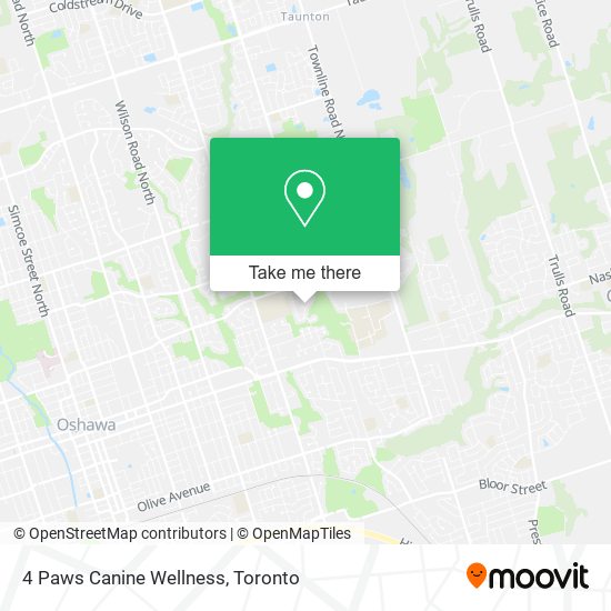 4 Paws Canine Wellness map